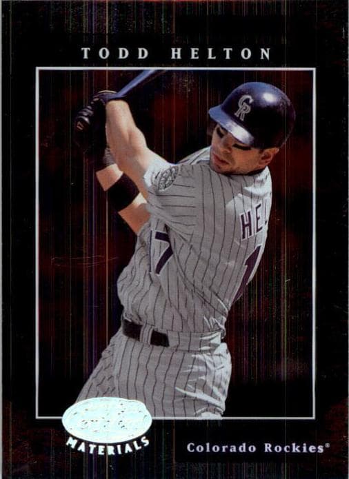 Todd Helton 2001 leaf Leaf Certified Materials