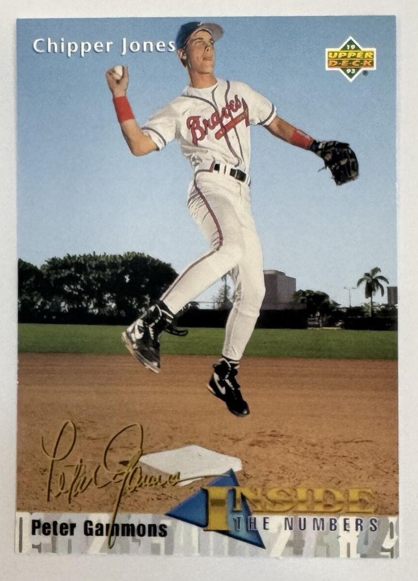 Chipper Jones 1993 upper-deck Upper Deck