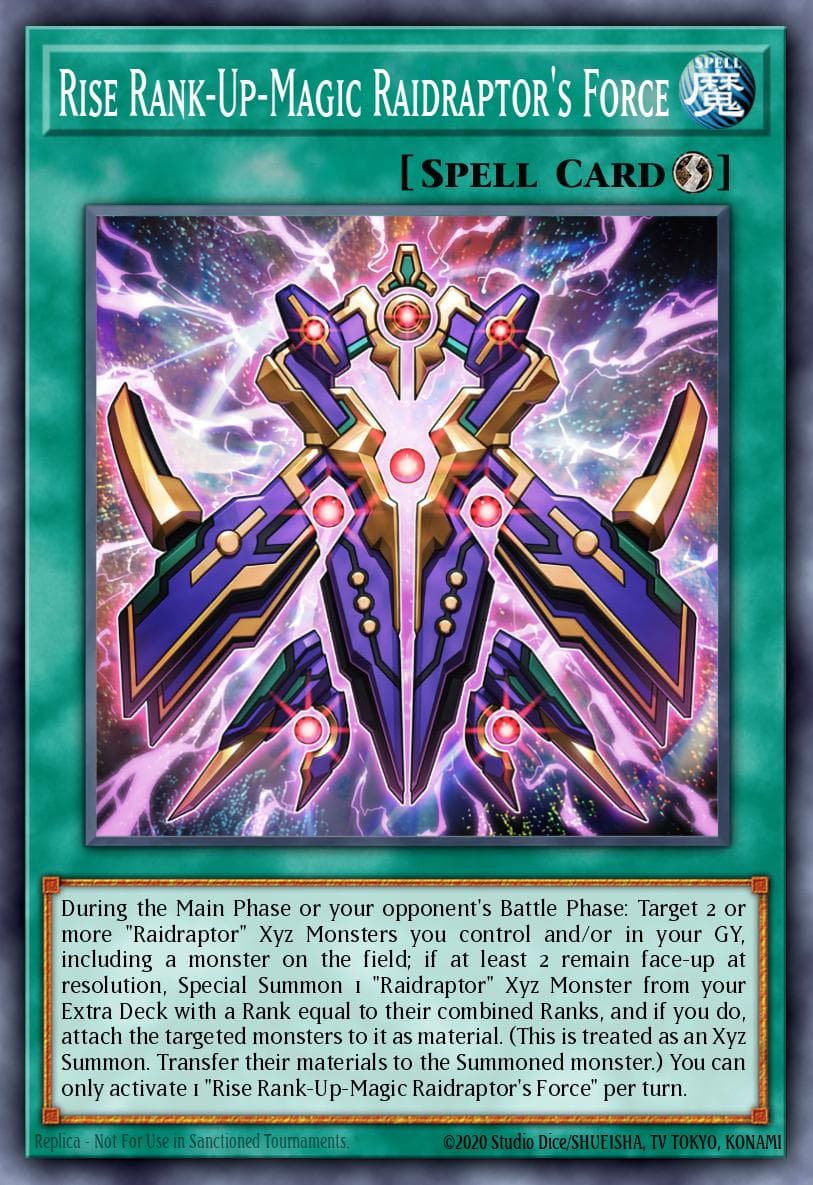 Rise Rank-Up-Magic Raidraptor's Force #PHNI-JP056