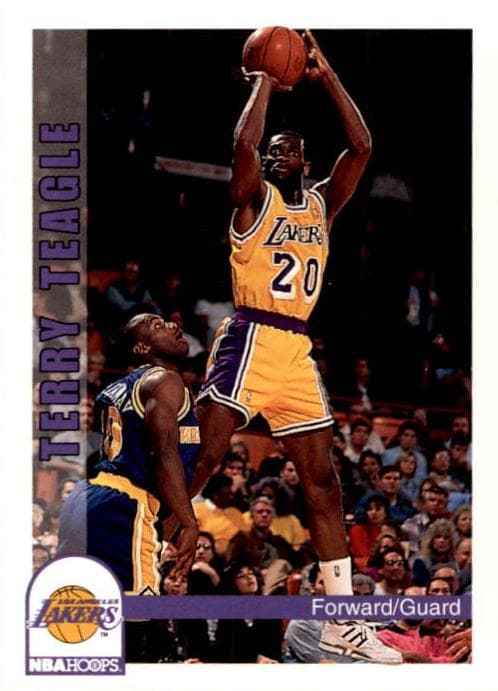 Terry Teagle 1992 panini Hoops