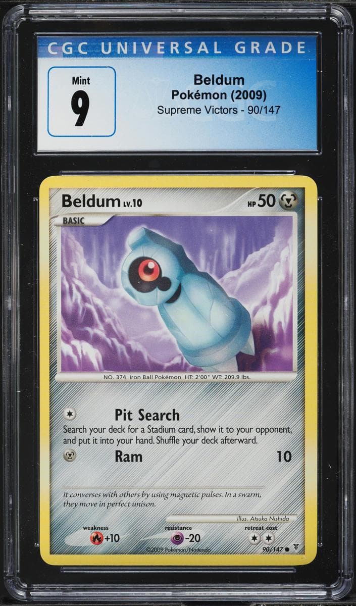 Beldum trading card