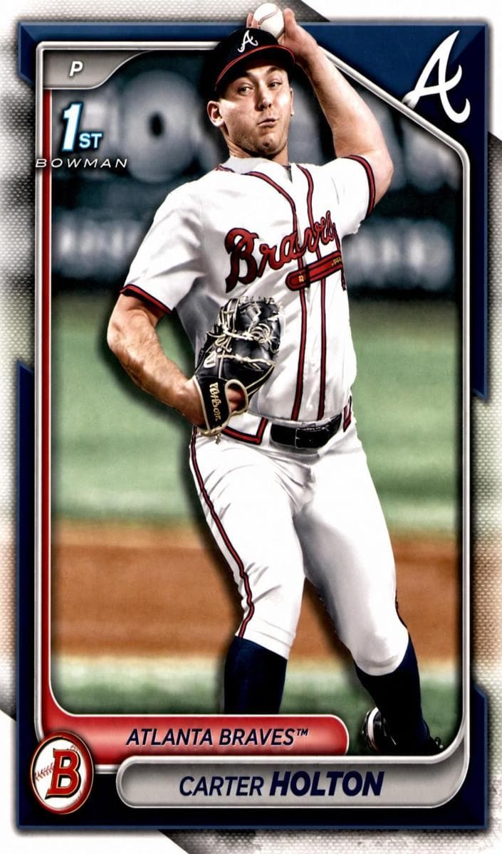Carter Holton trading card