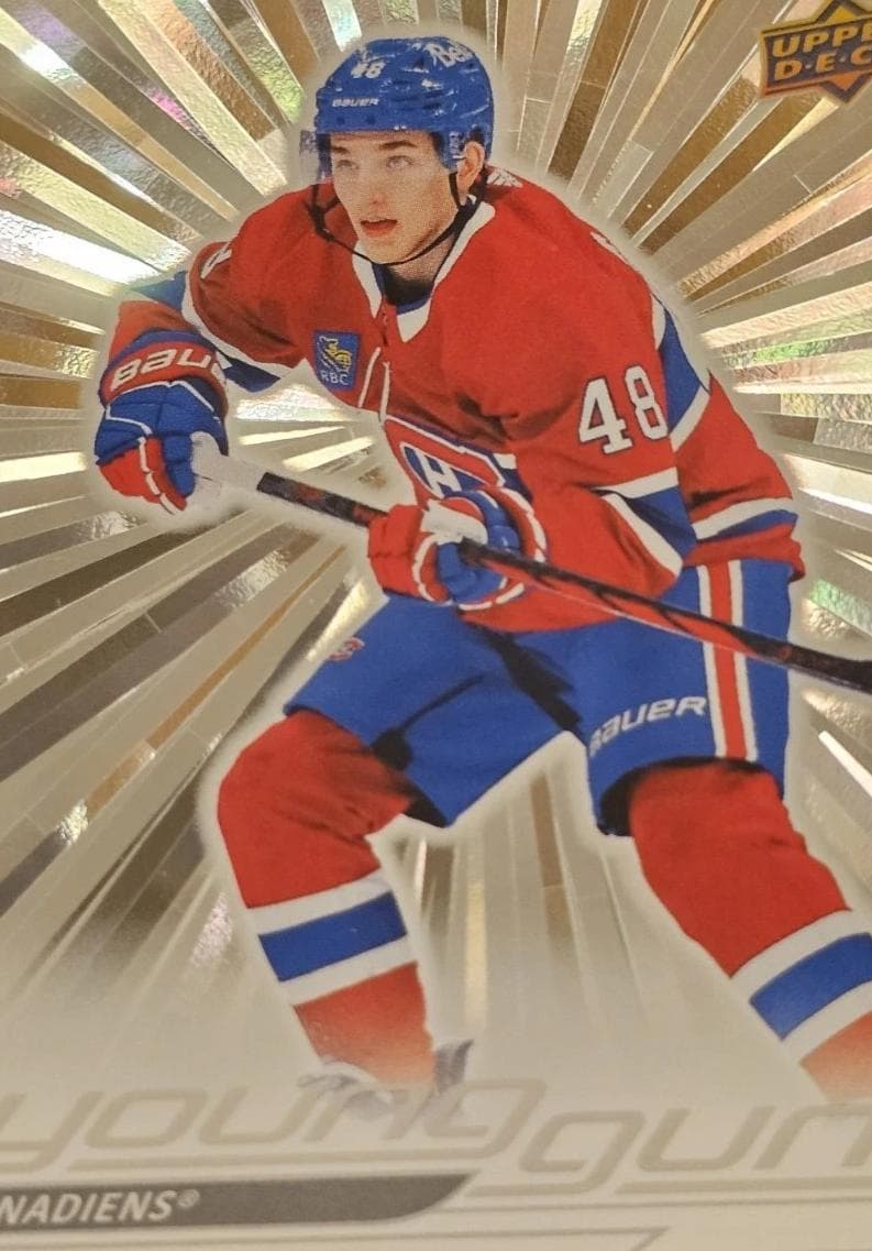 Lane Hutson trading card
