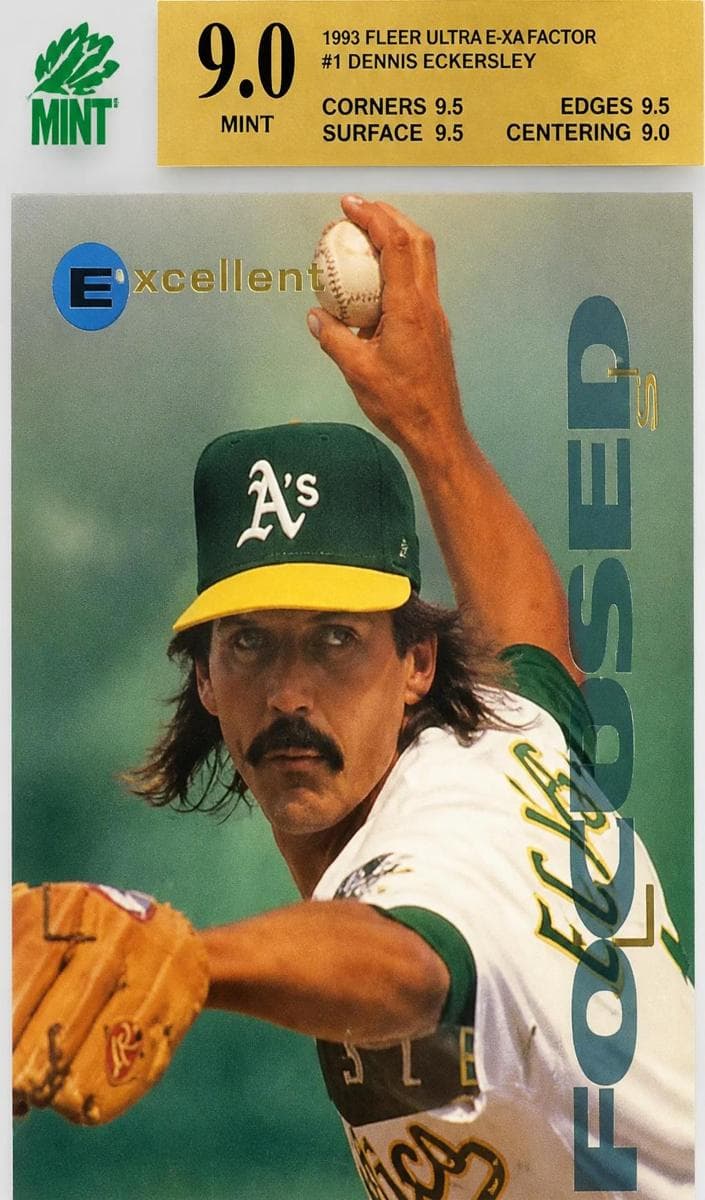 Dennis Eckersley 1995 skybox Emotion
