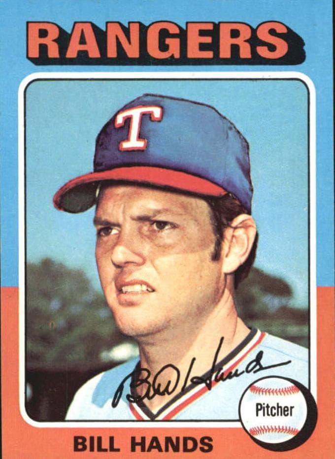 Bill Hands 1975 topps Topps