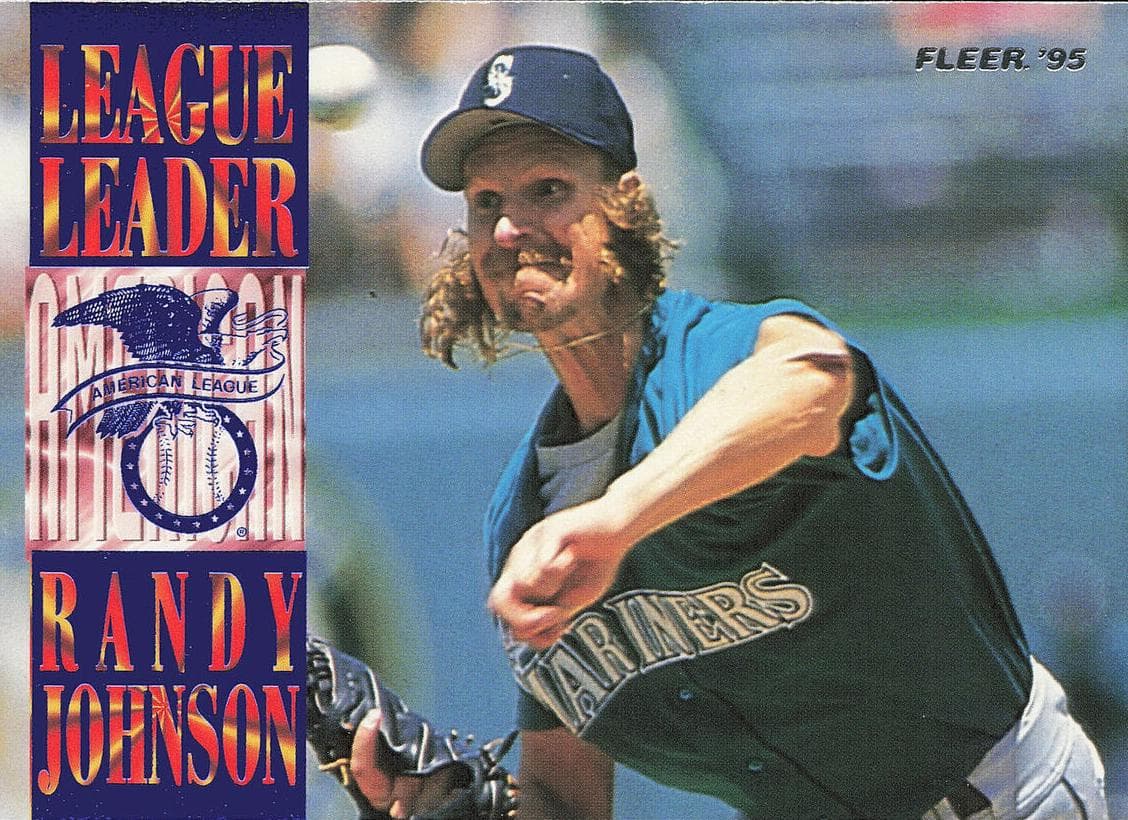 Randy Johnson 1995 fleer Fleer