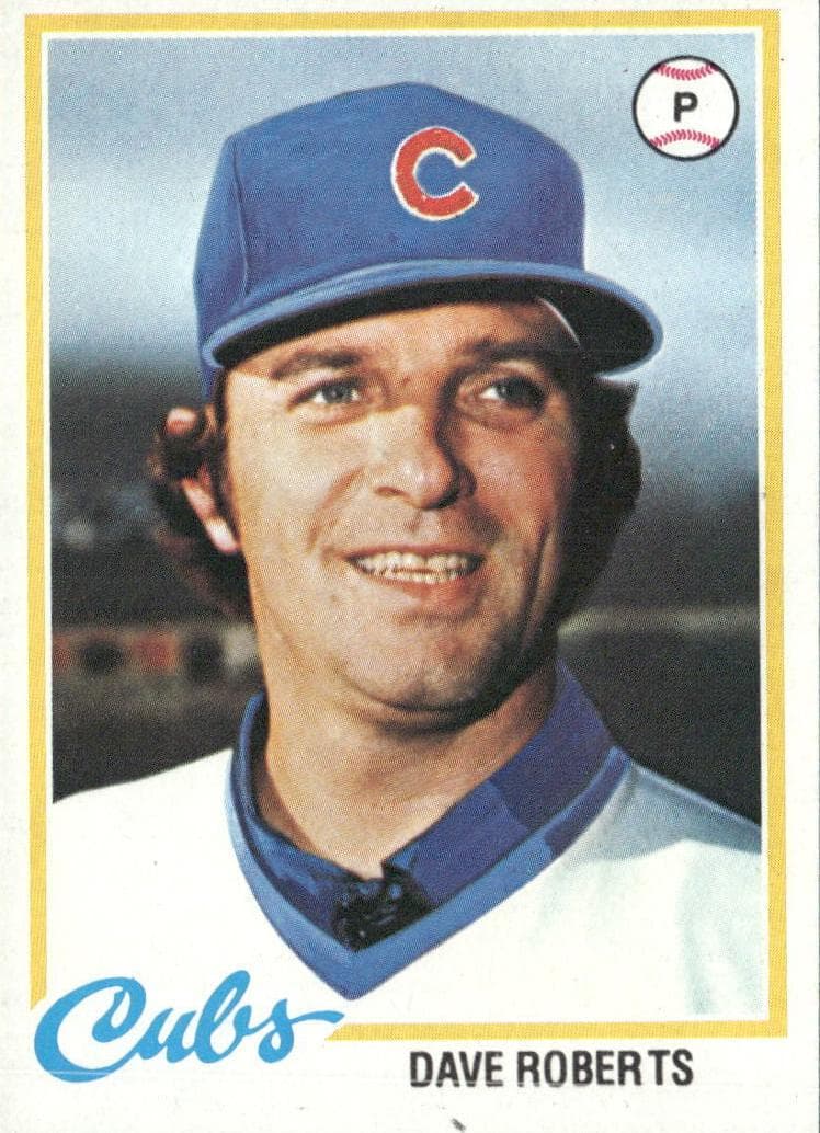 Dave Roberts 1978 topps Topps