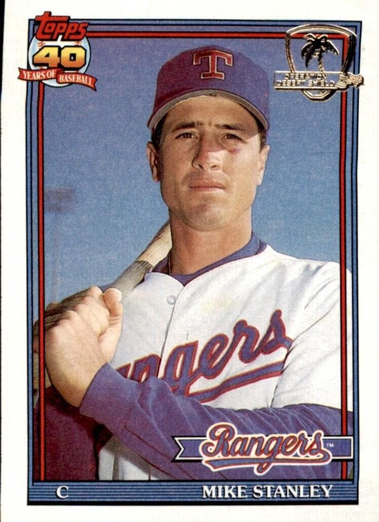 Mike Stanley 1991 topps O-Pee-Chee