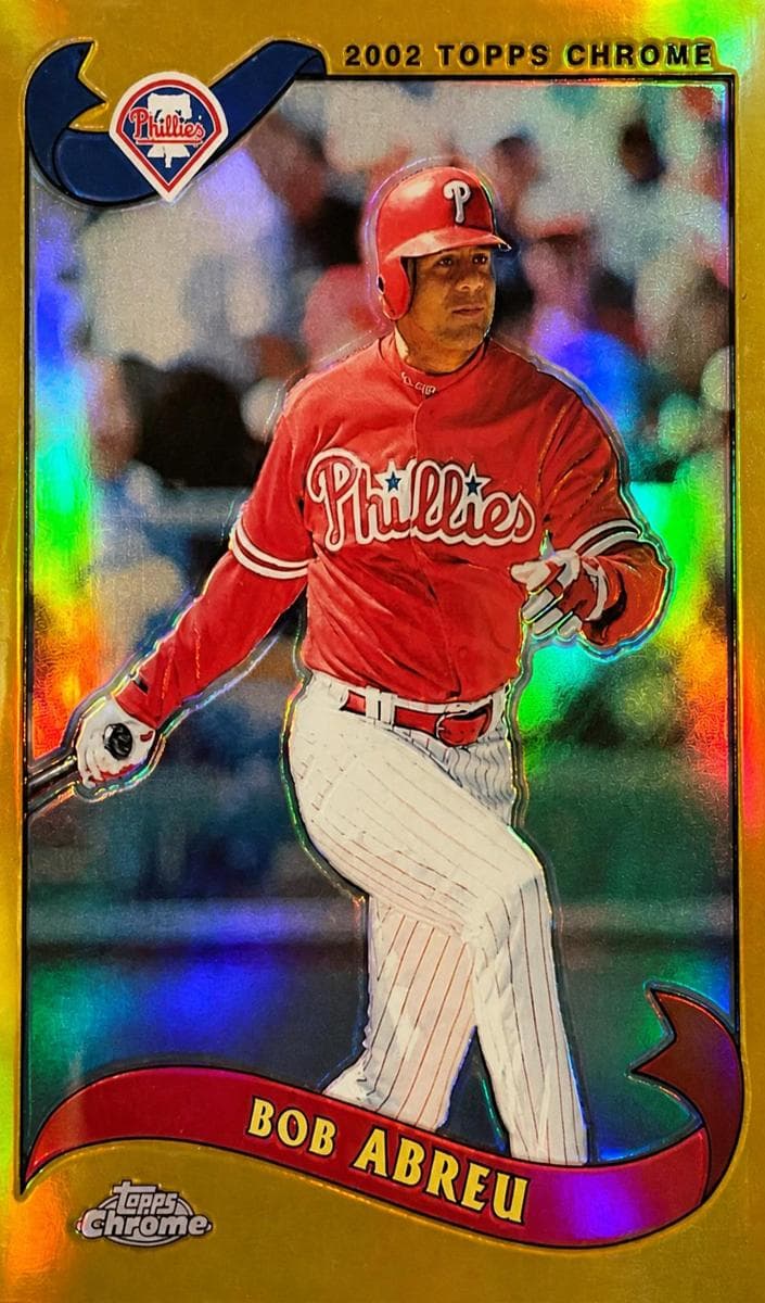 Bobby Abreu 2002 topps Topps Chrome