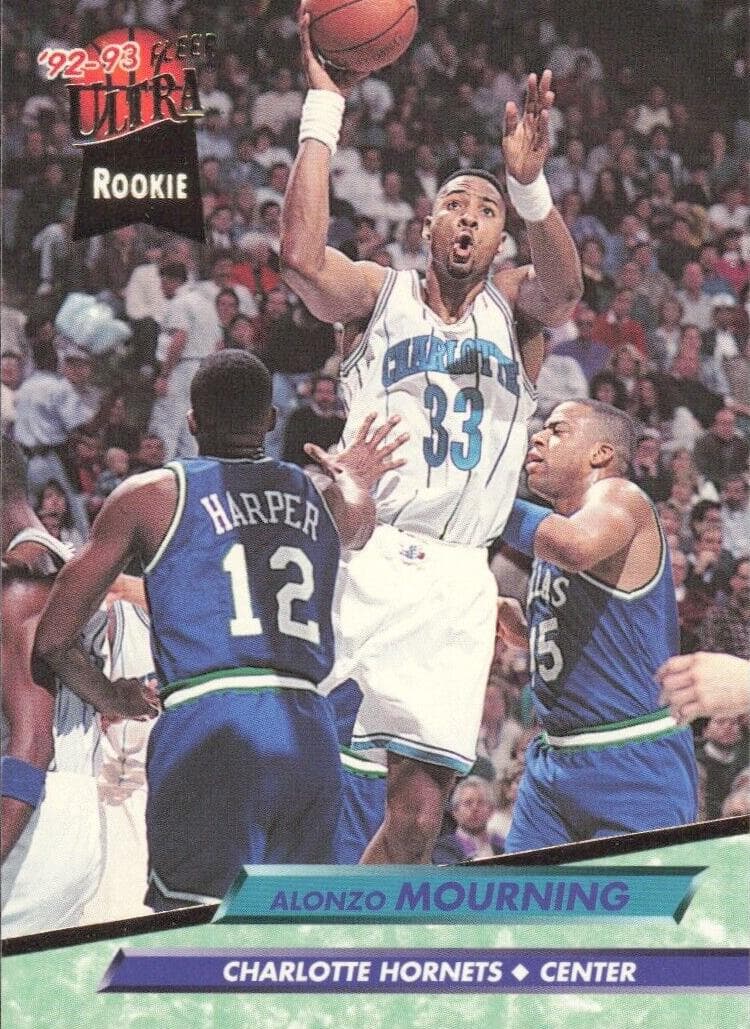 Alonzo Mourning 1993 fleer Fleer