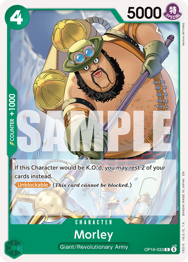 Morley 2026 One Piece The Time of Battle