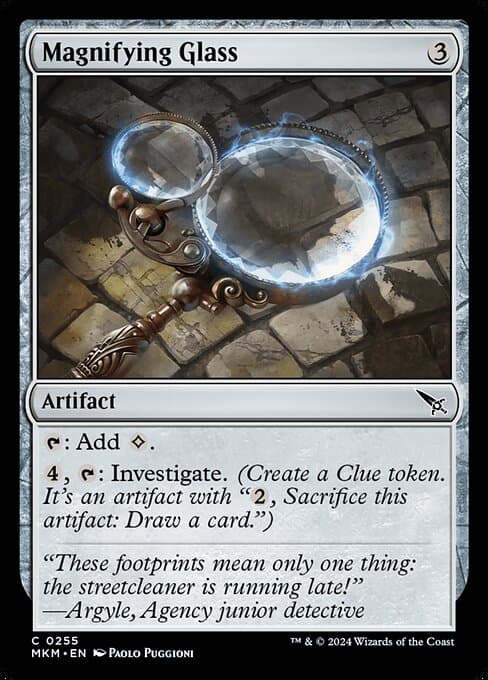 Magnifying Glass 2024 Magic: The Gathering Murders at Karlov Manor