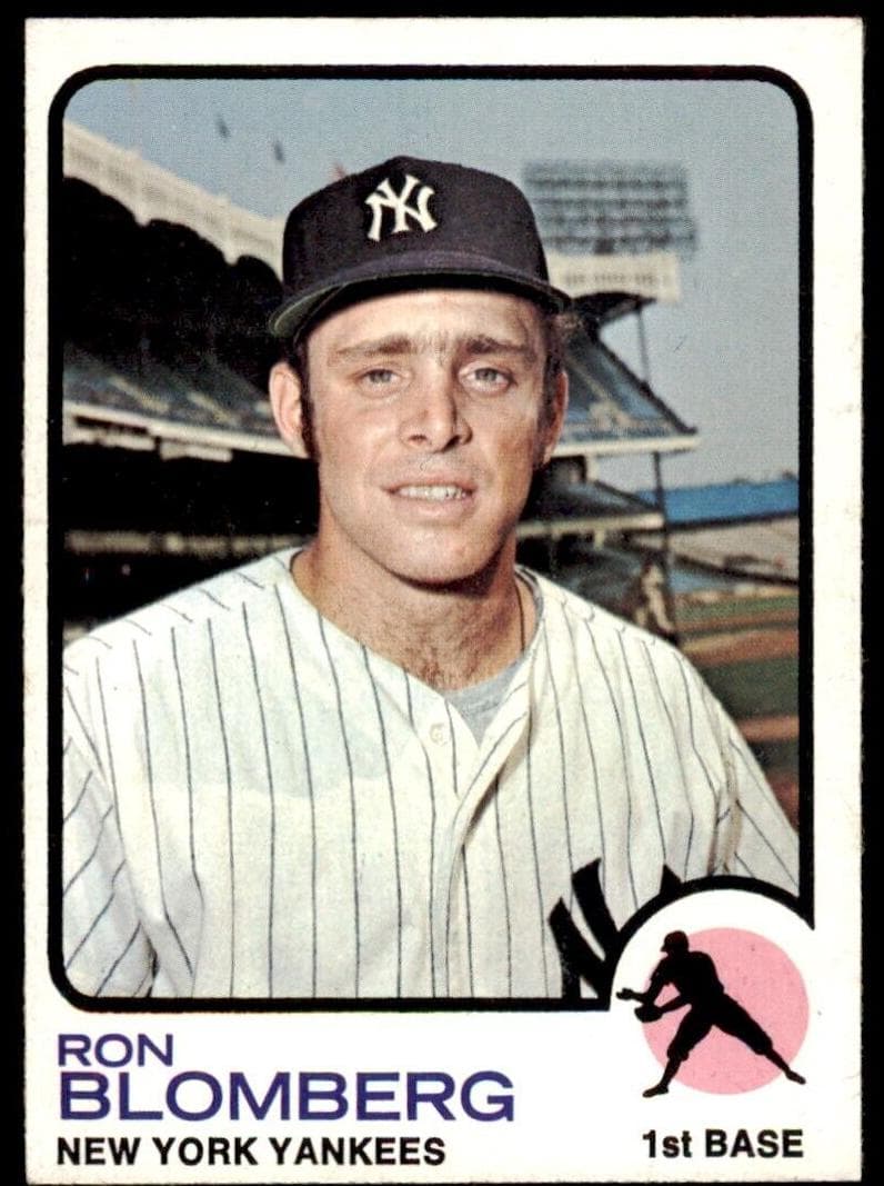 Ron Blomberg 1973 topps Topps