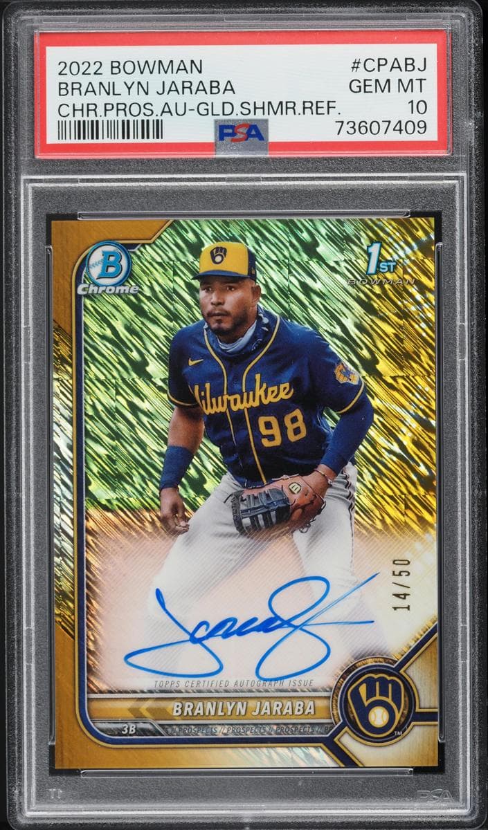 CJ Abrams 2022 Bowman Chrome rookie card