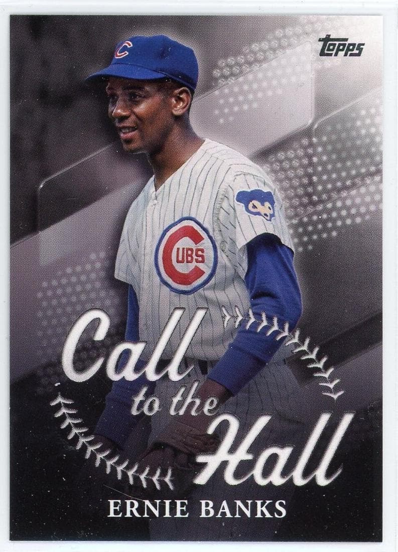 Ernie Banks trading card
