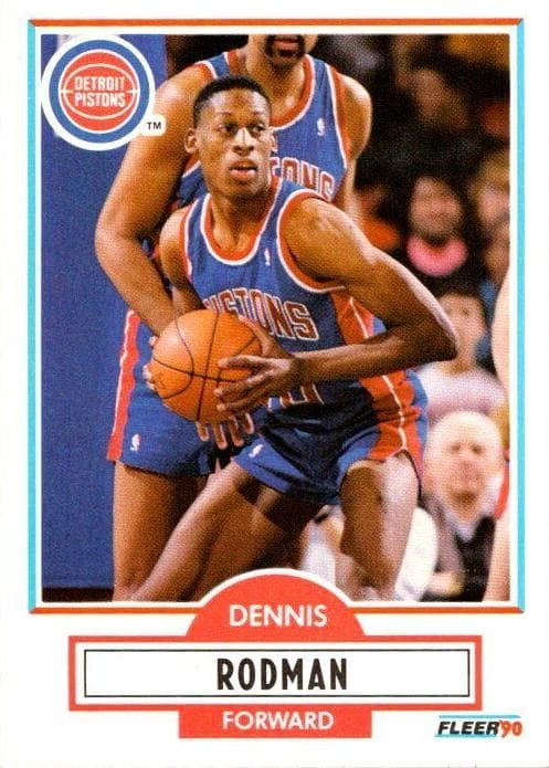Dennis Rodman 1990 fleer Fleer