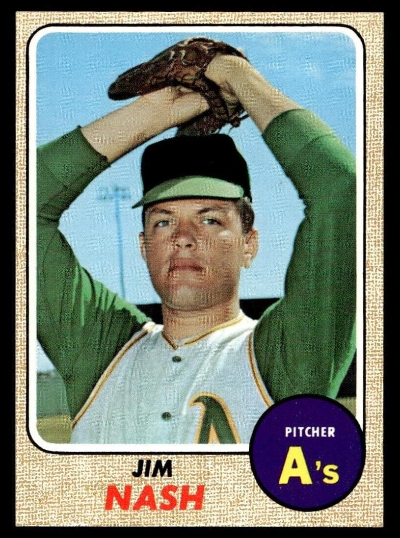 Jim Nash 1968 topps Topps