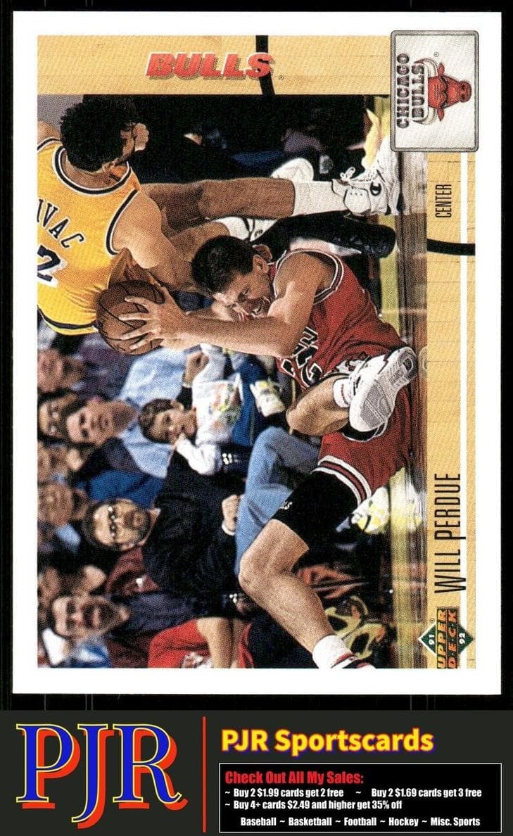 Will Perdue 1991 upper-deck Upper Deck