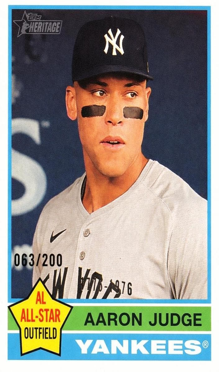 Aaron Judge 2025 topps