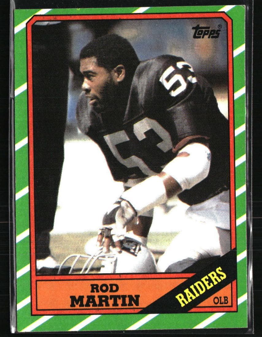Rod Martin trading card