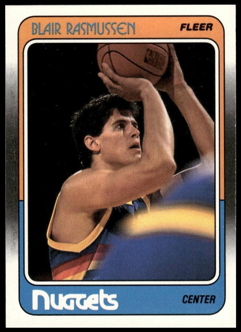 Blair Rasmussen trading card