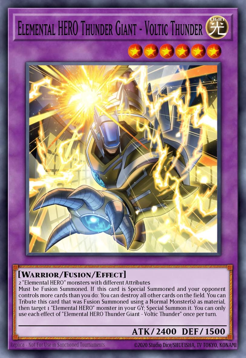 Elemental HERO Thunder Giant - Voltic Thunder 2026 Yu-Gi-Oh! Maze of Muertos