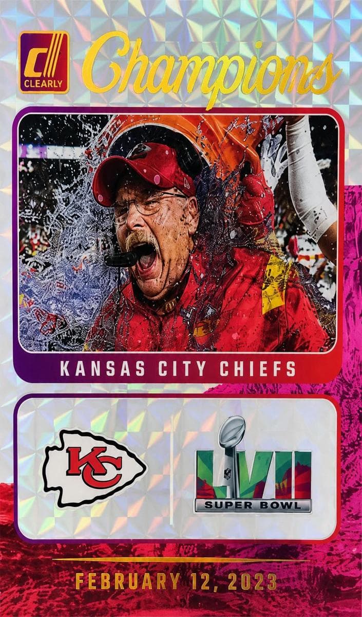 Andy Reid trading card