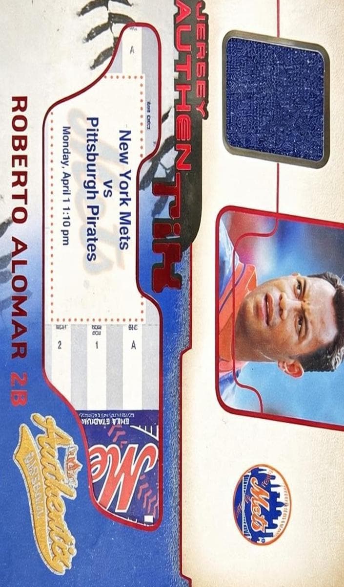 Roberto Alomar 2002 fleer Fleer Authentix