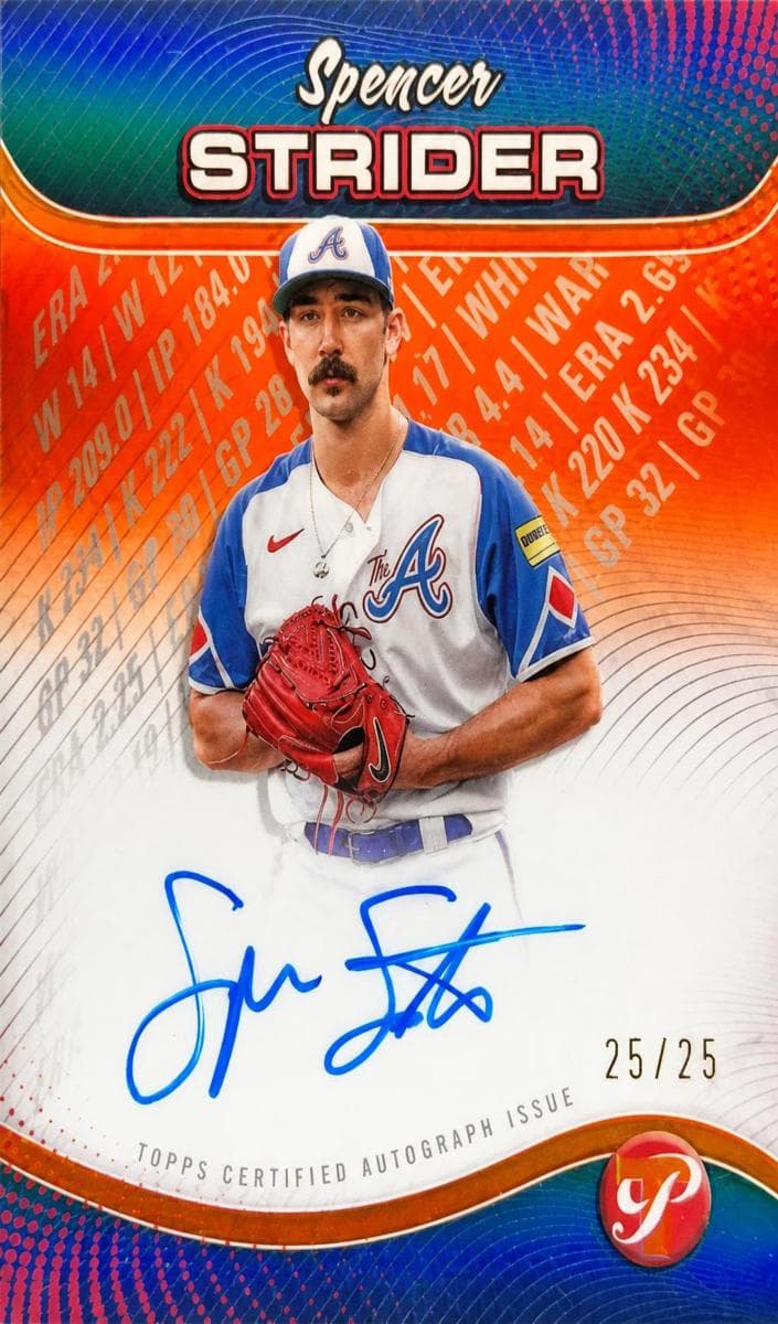 Spencer Strider 2024 topps Topps Pristine