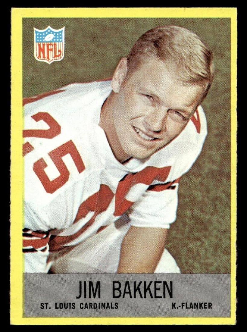 Jim Bakken 1967 unknown Philadelphia