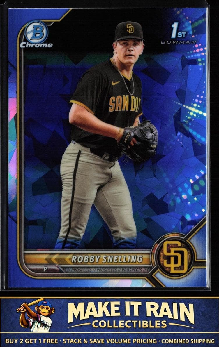 Robby Snelling 2022 bowman Draft Sapphire