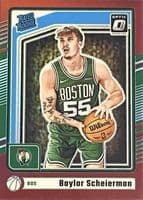Baylor Scheierman 2024 panini Optic Blue Velocity