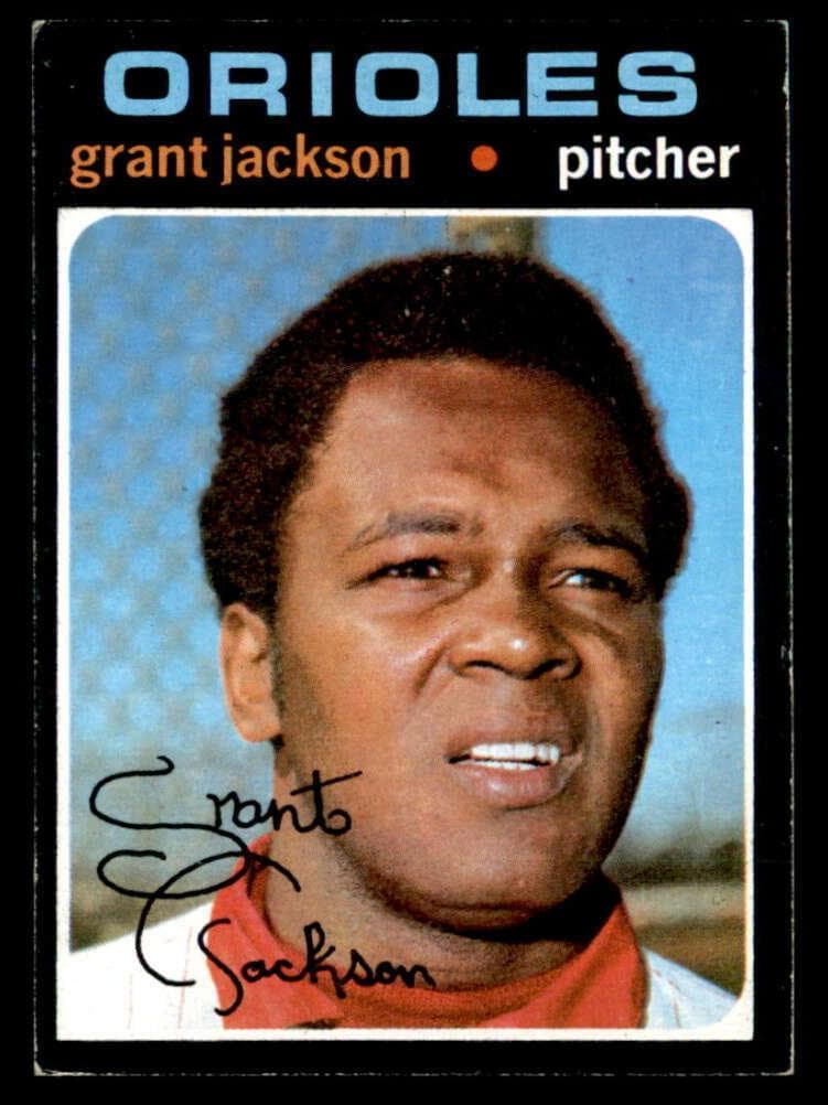 Grant Jackson 1971 topps Topps