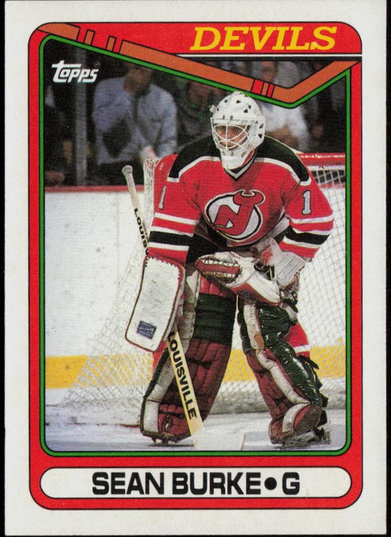 Sean Burke 1990 topps Topps