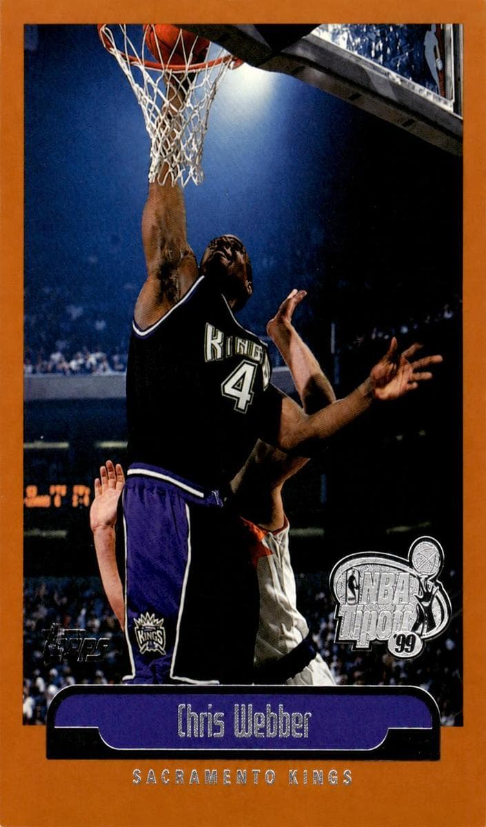 Chris Webber 1999 topps Topps