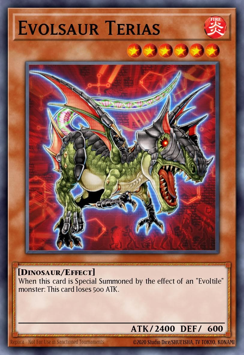 Evolsaur Terias 2012 Yu-Gi-Oh! Order of Chaos