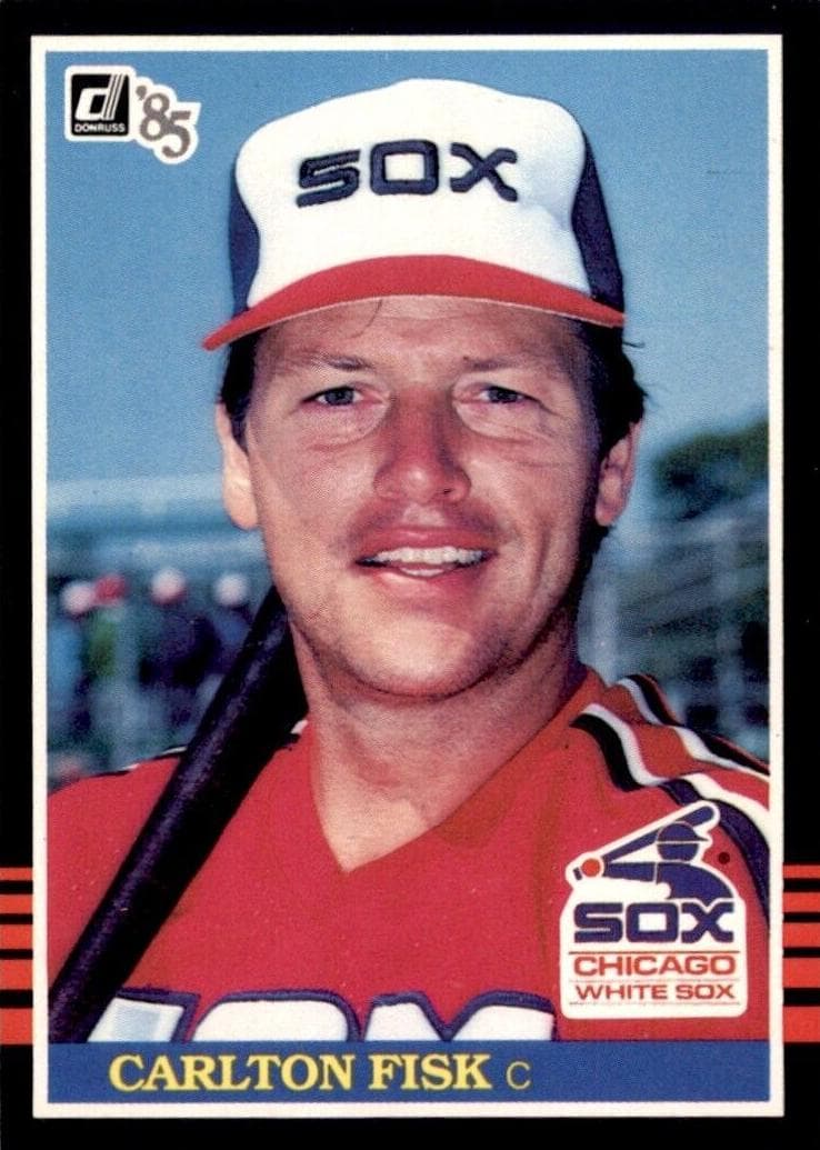 Carlton Fisk 1985 panini