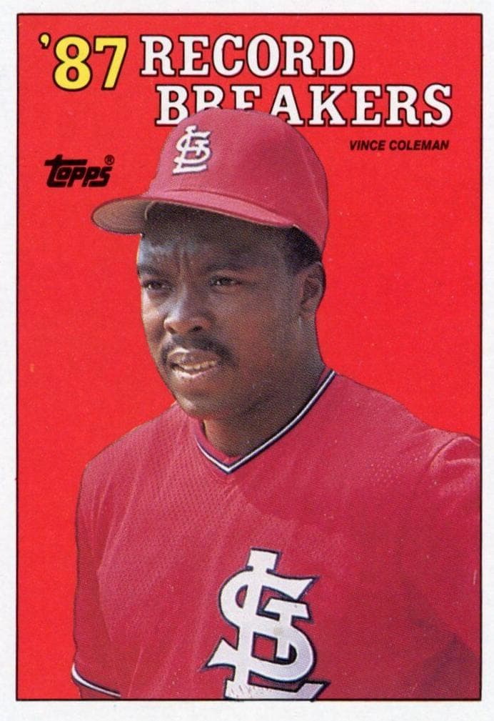 Vince Coleman 1988 topps