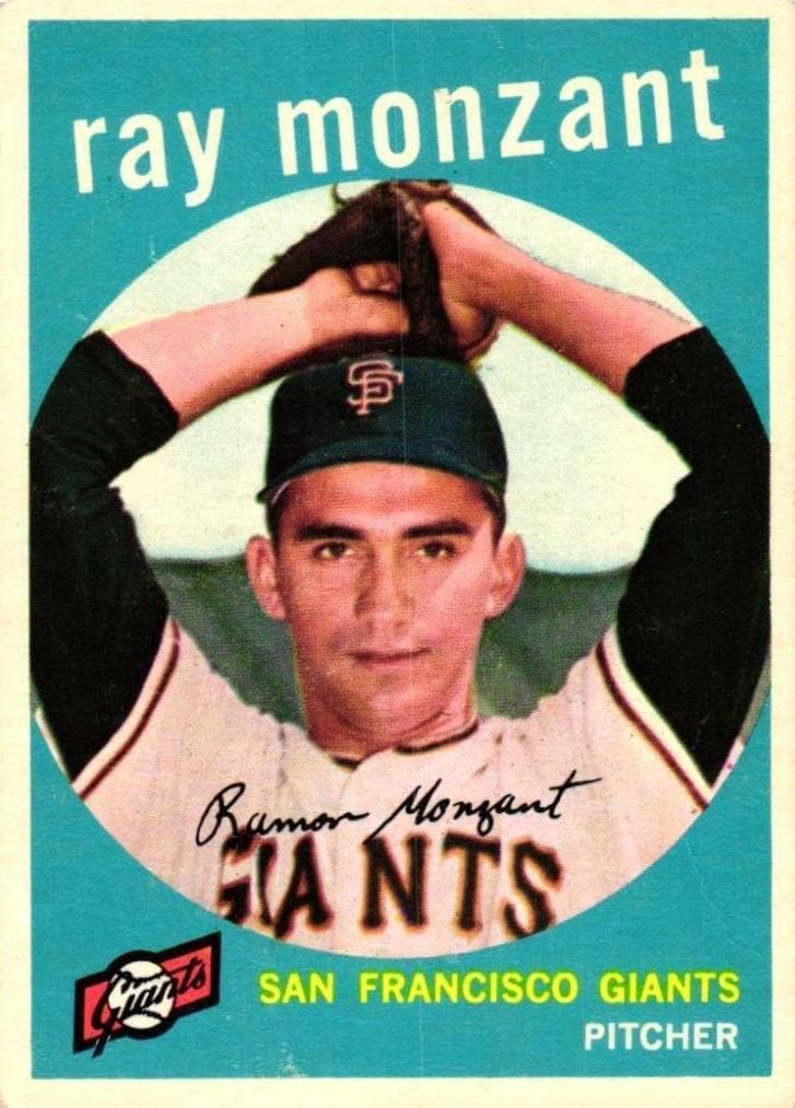 Ray Monzant 1959 topps Topps