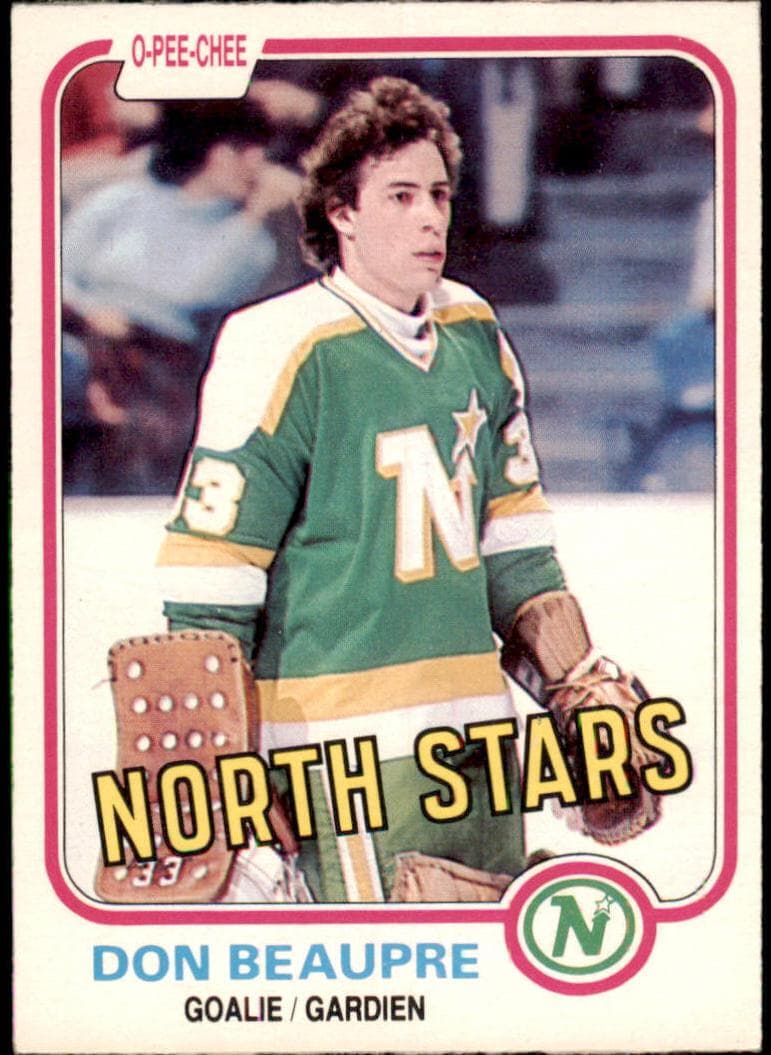 Don Beaupre 1981 topps O-Pee-Chee