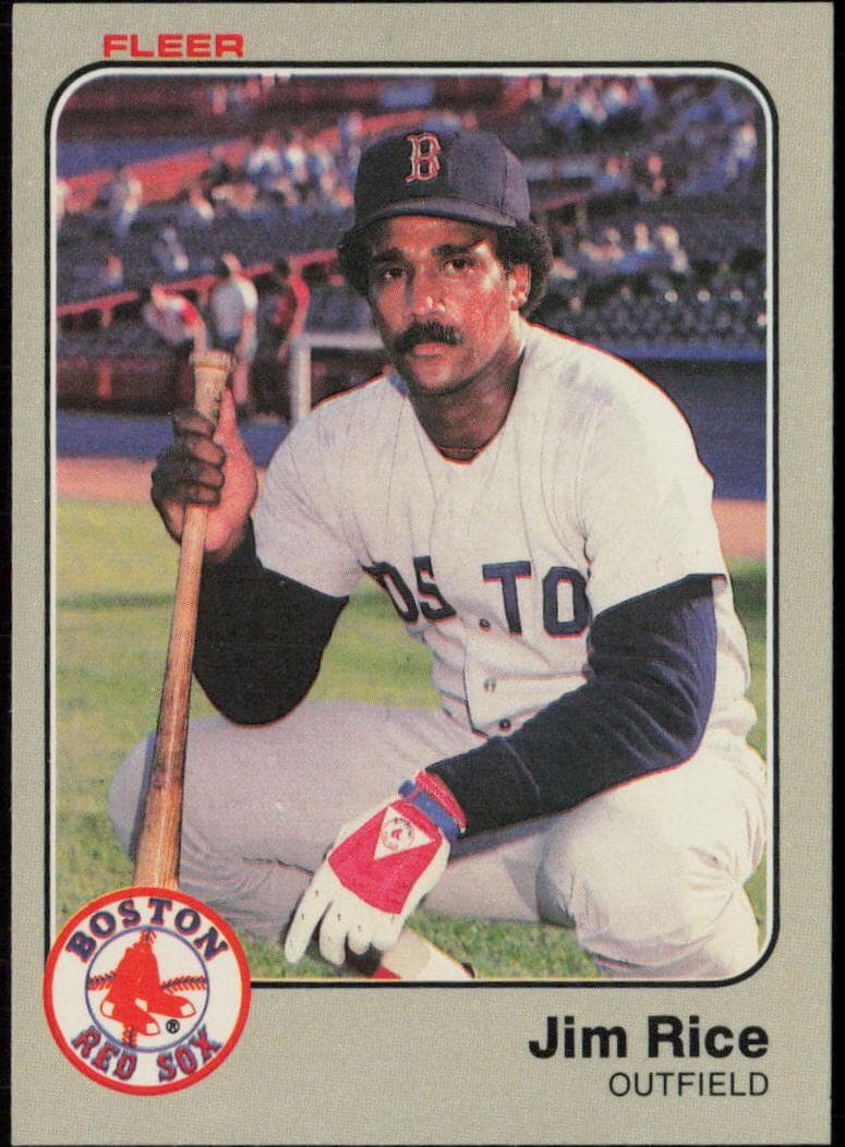 Jim Rice trading card
