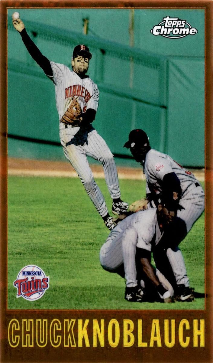 Chuck Knoblauch 1997 topps Topps Chrome