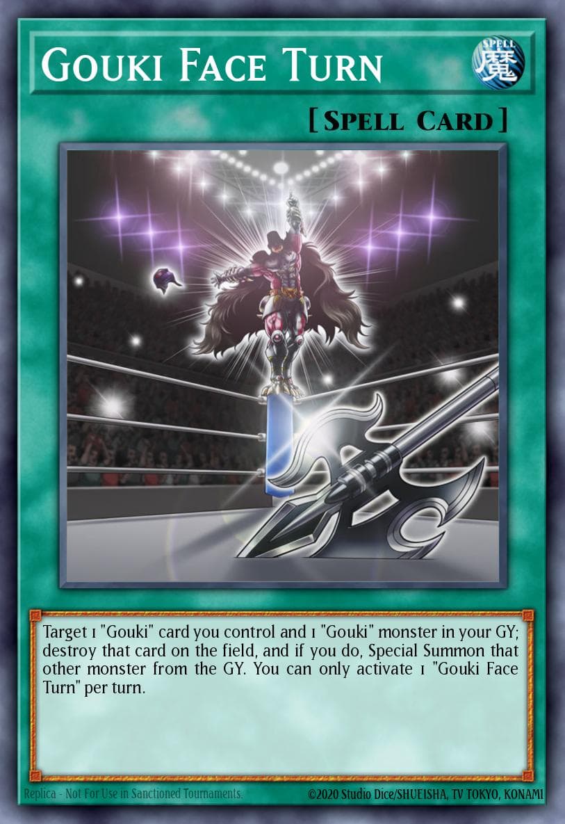 Gouki Face Turn 2018 Yu-Gi-Oh! Flames of Destruction