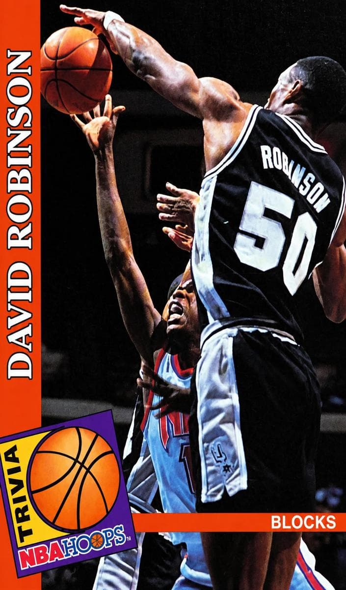 David Robinson 1992 panini Hoops