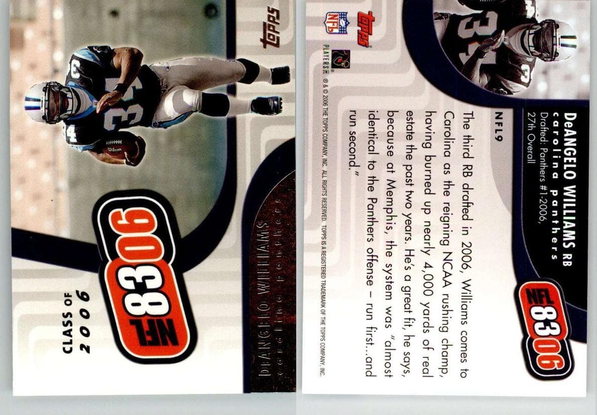 Deangelo Williams 2006 topps