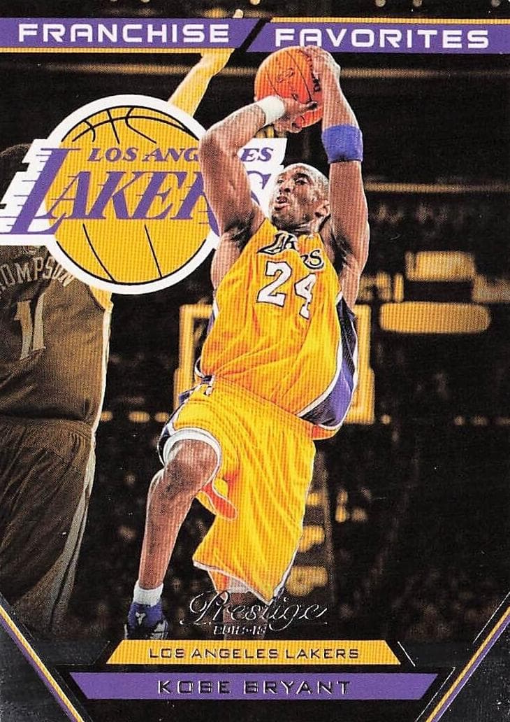 Kobe Bryant 2012 panini