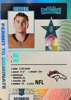 Bo Nix 2024 panini