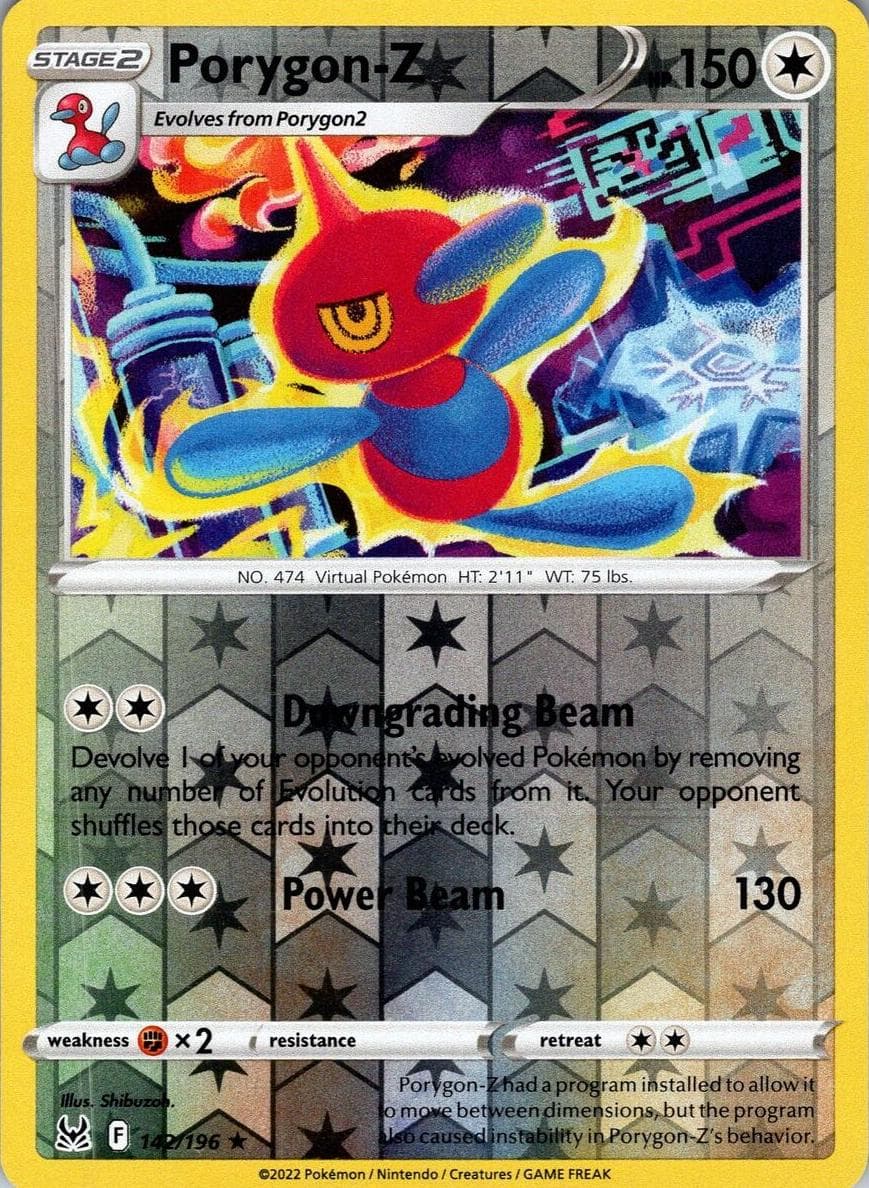 Porygon-Z trading card