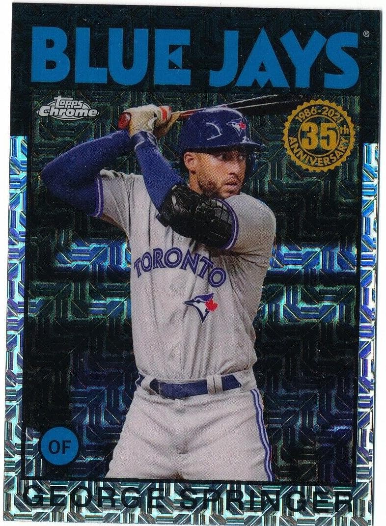 George Springer 2021 topps