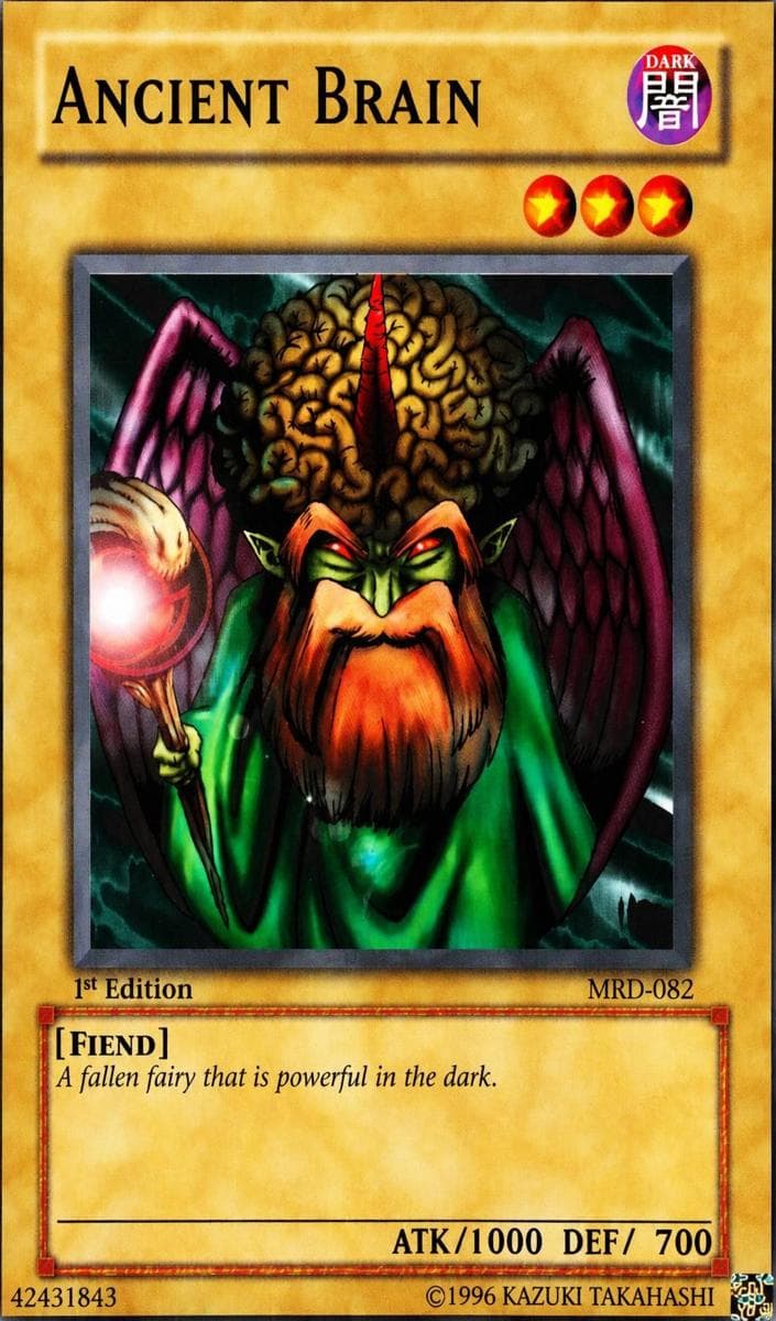 Ancient Brain 2002 Yu-Gi-Oh! Metal Raiders 1st Edition